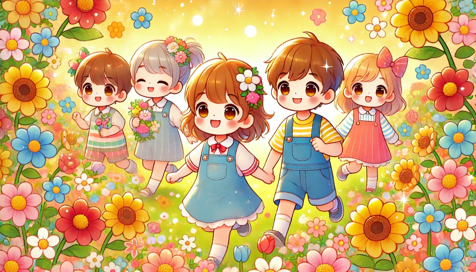 元気な子どもたち